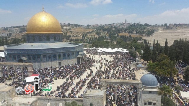فيديو- القدس: 350 الف مصل أدوا الجمعة الثاني من رمضان في الاقصى